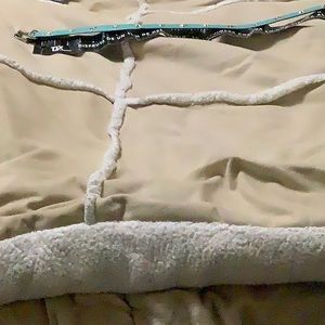 Turquoise belt with silver stars